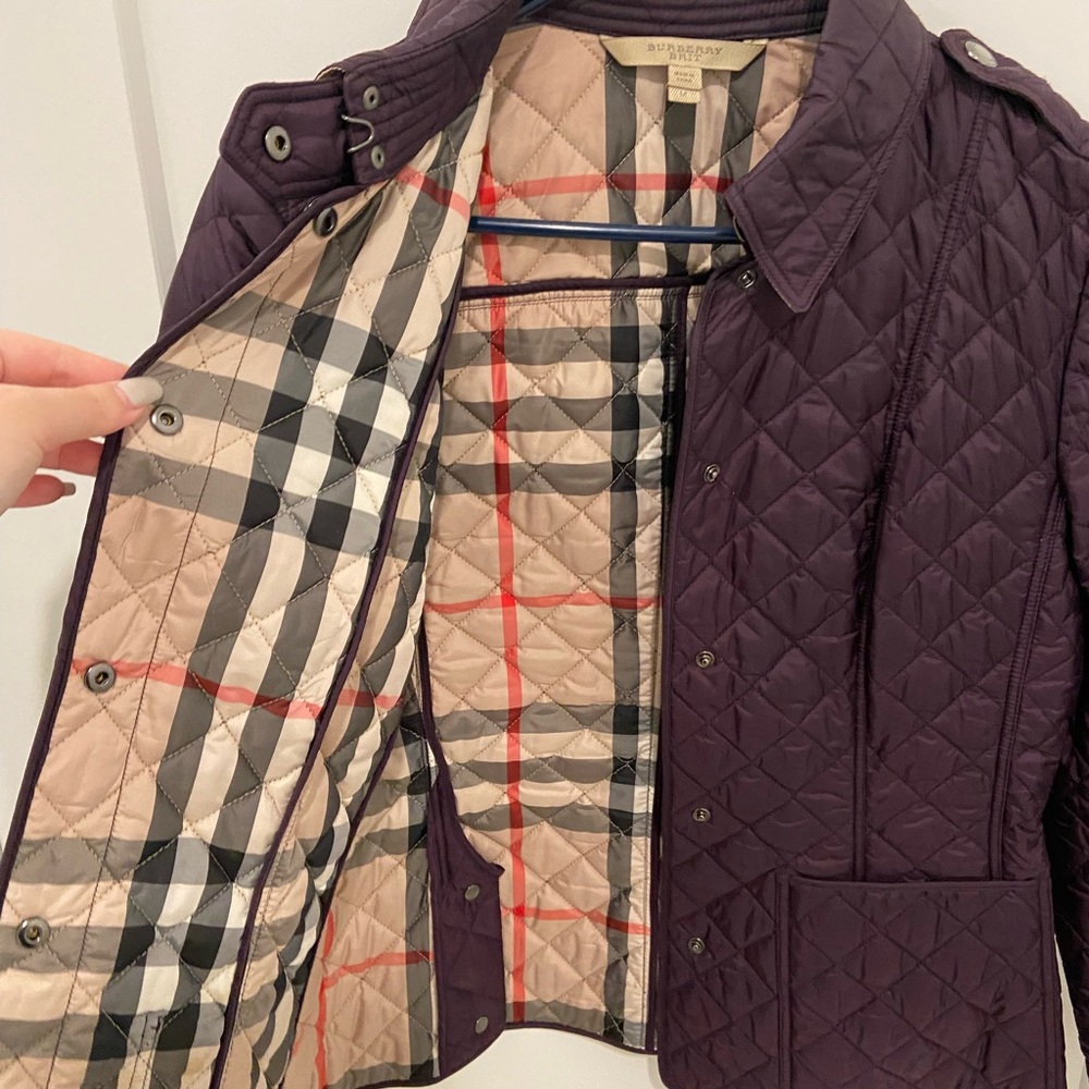 Burberry Brit Quilted Jacket, Size M
